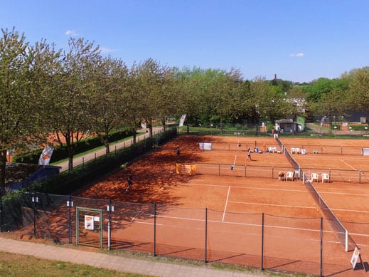 Tennisanlage der PMTR für das UTR Turnier